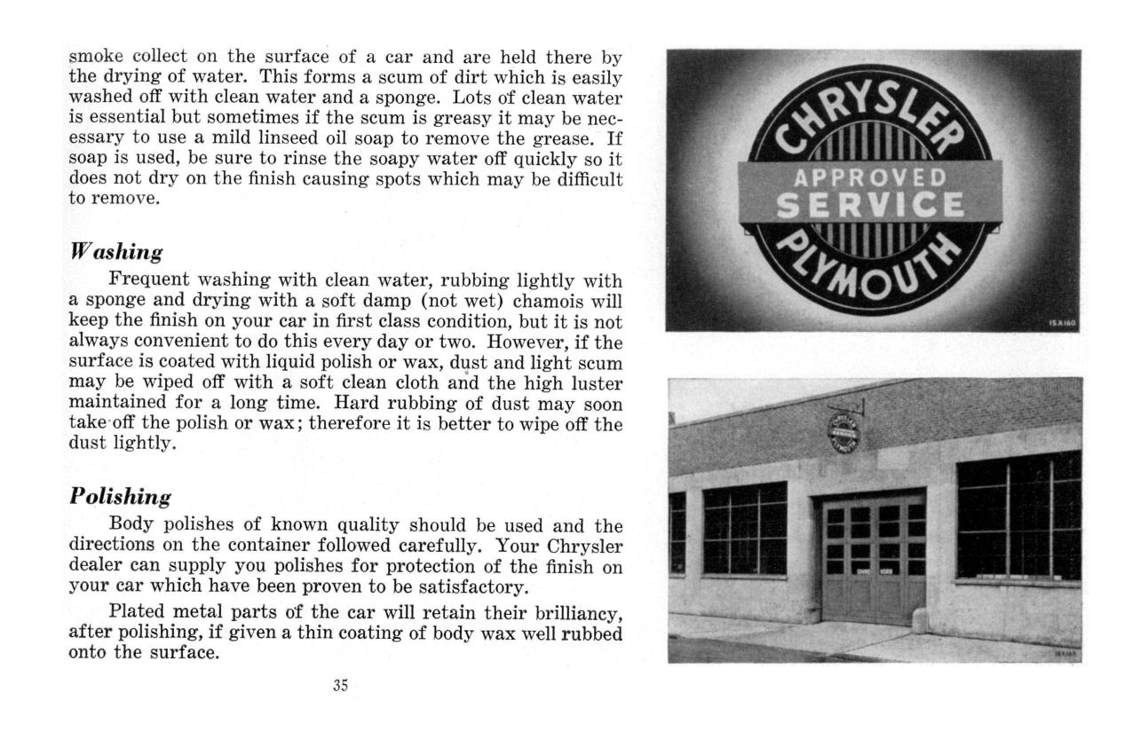 1939 Chrysler Owners Manual Page 1